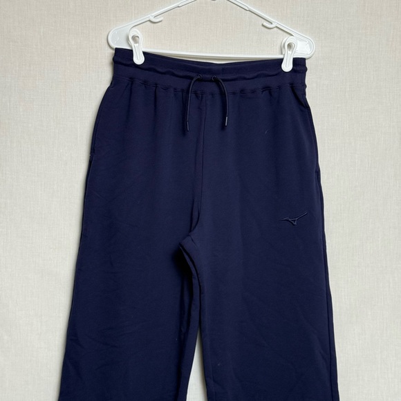 Mizuno Recover Straight Leg Sweatpants Womens Large Navy Athletic Lounge NWT - Picture 2 of 8
